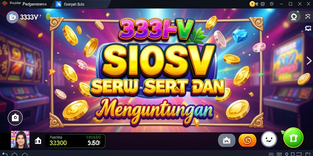 Tampilan gameplay menarik dari 333V dengan berbagai simbol Slot.
