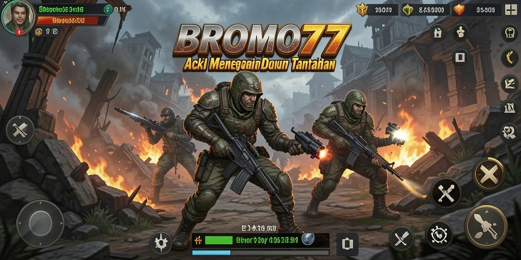 Screenshot gameplay BROMO77 yang penuh aksi seru dan menegangkan.