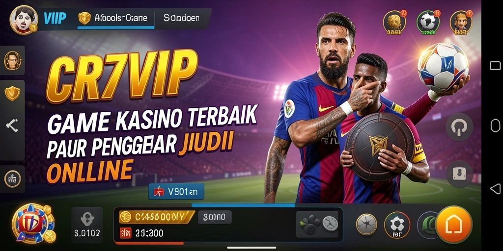 Screenshot CR7VIP menampilkan gameplay seru di Kasino.