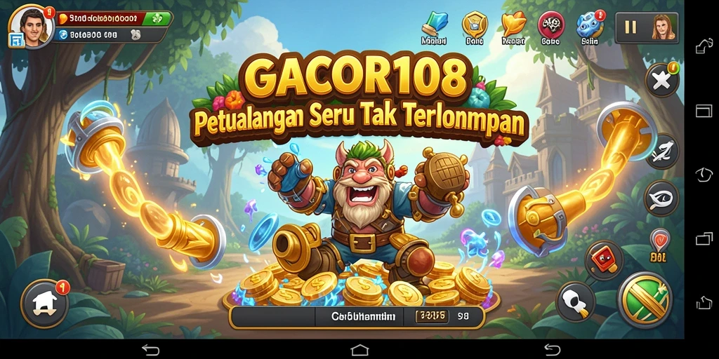Tangkapan layar GACOR108 yang menampilkan aksi seru dalam dunia petualangan.