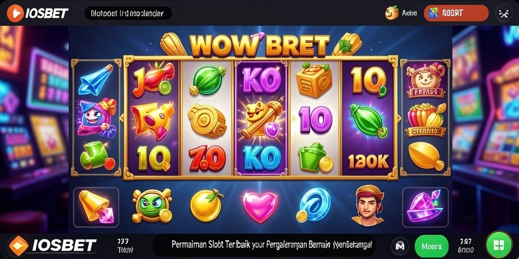 Tampilan menawan dari gameplay Slot di IOSBET yang mengasyikkan.