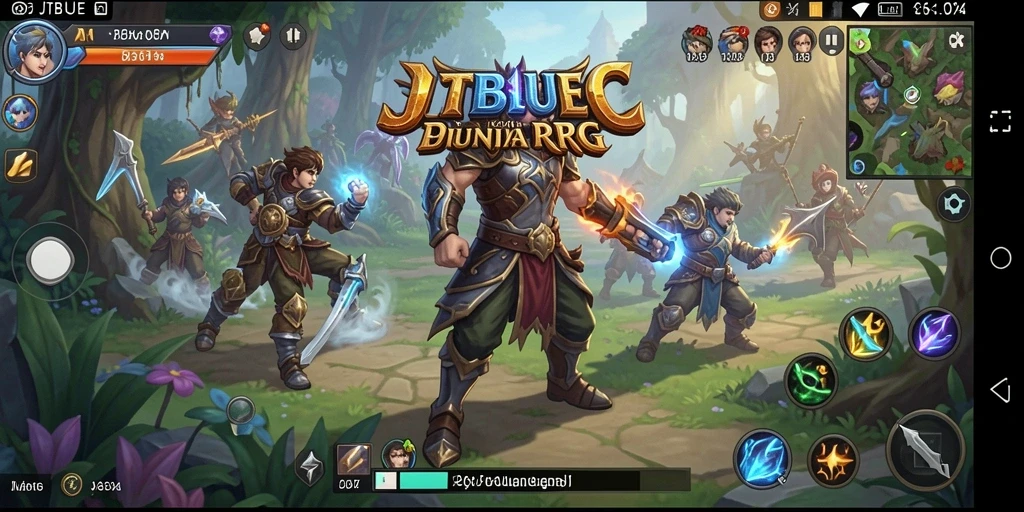 Tampilan gameplay menarik dari JTBLUE menunjukkan aksi dan eksplorasi mendalam.