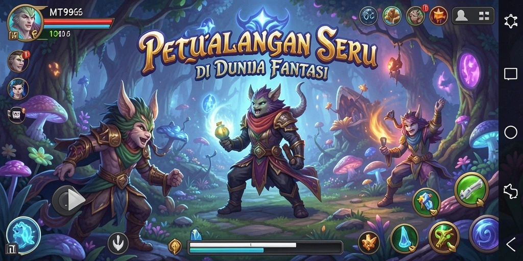 Tampilan gameplay menegangkan di dunia petualangan MT966.