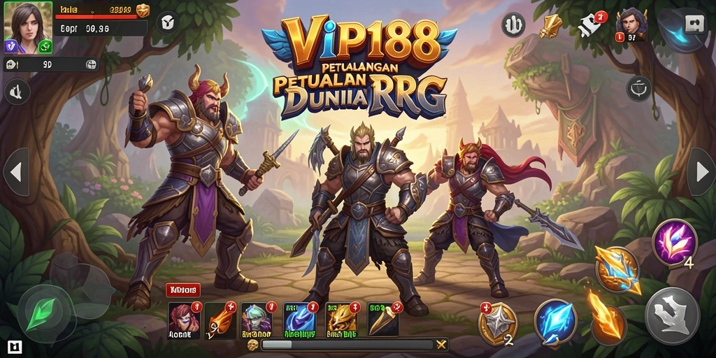 Tampilan gameplay VIP188 yang menarik dengan karakter dan pertempuran yang dinamis.